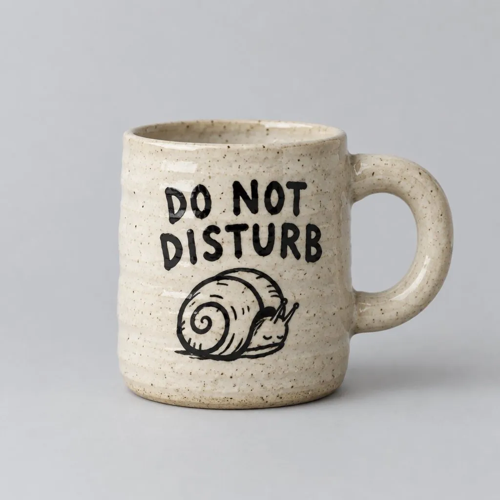 Do Not Disturb Mug (Second), handmade second