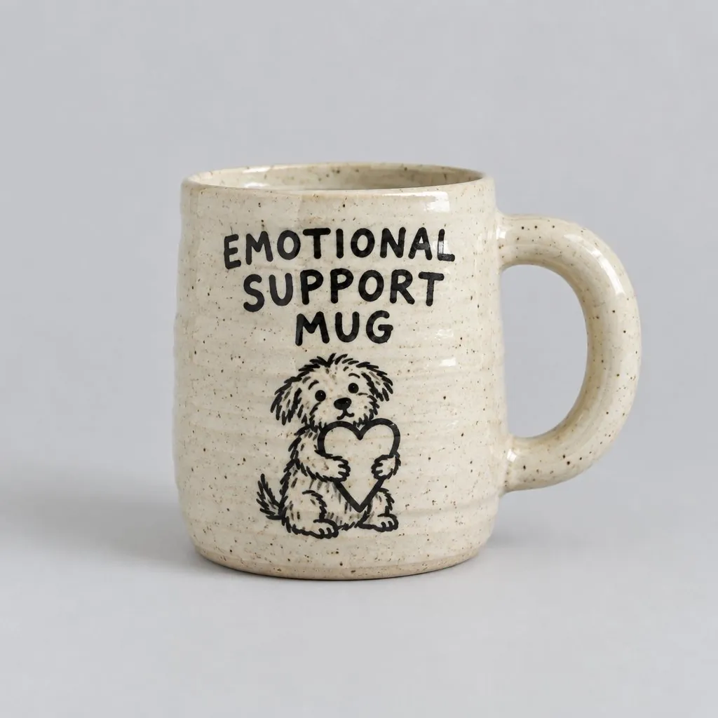 Slogan mugs: an example of Faith Draper's commission work